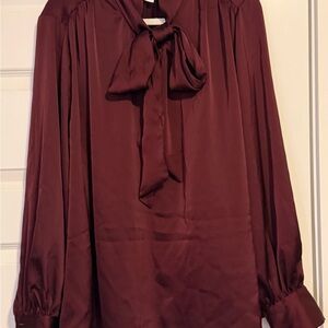 H&M Deep Burgundy Women's Blouse